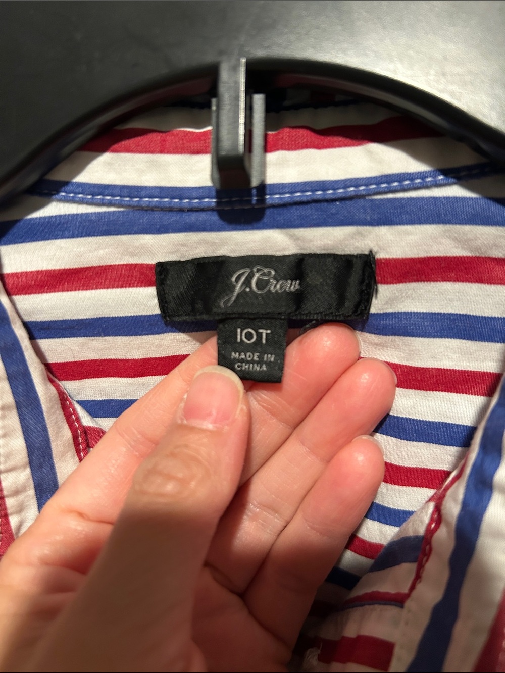 J.Crew Women’s Stripe Shirt - Red, Blue, and White - Picture 7 of 7